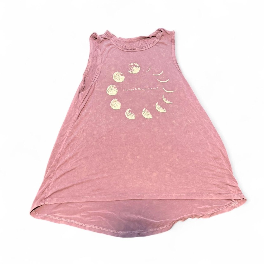 Moon Phase Tank Top Purple Whimsigoth Witchy Fairy Grunge Size S - Picture 7 of 7